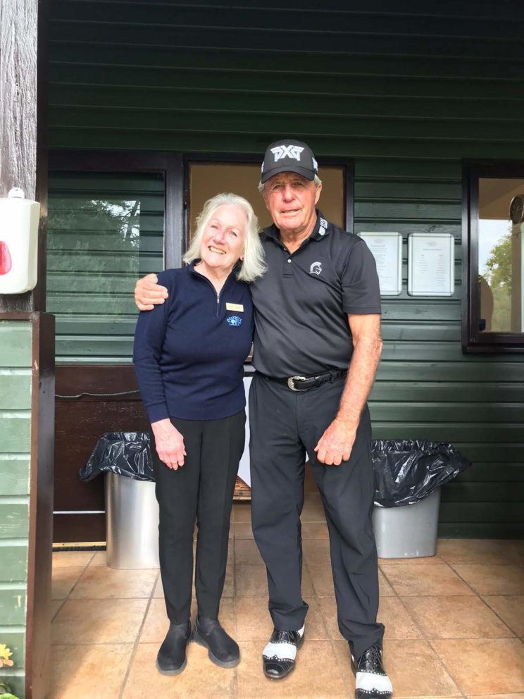 Gary Player With Linda From The Halfway Hut June 2022